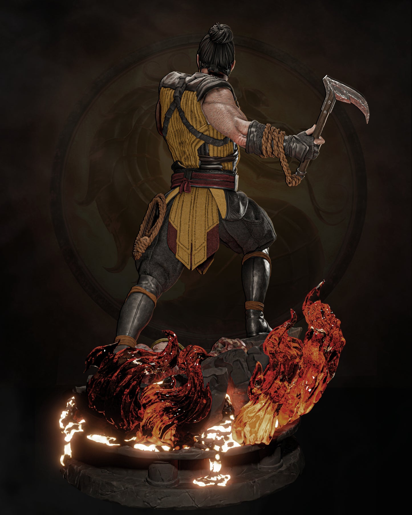 Scorpion - Mortal Kombat - Premium Statue Figure Kit