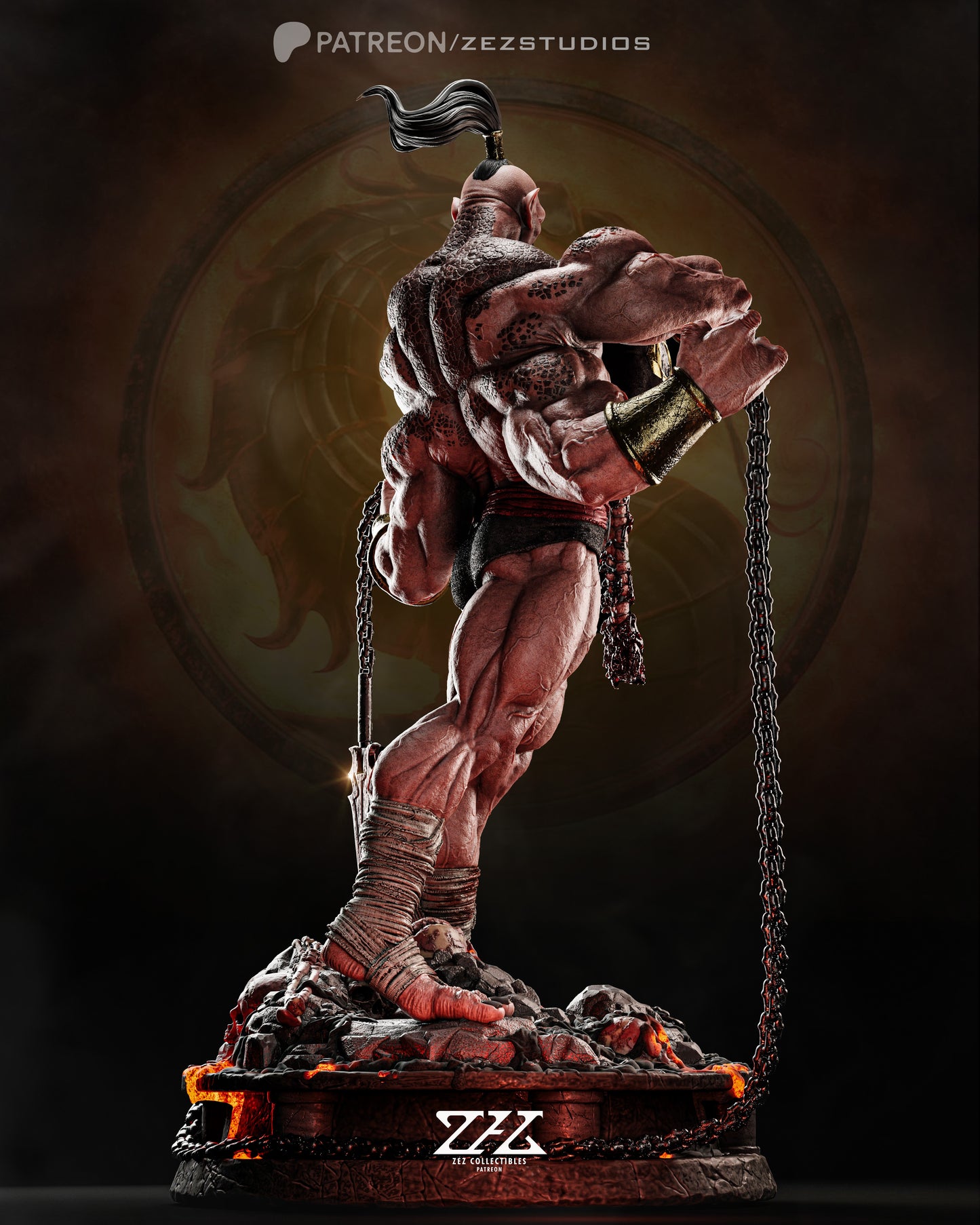 Goro - Mortal Kombat - Premium Statue Figure Kit