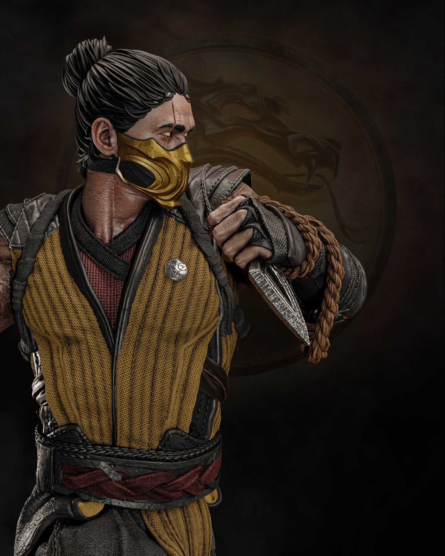 Scorpion - Mortal Kombat - Premium Statue Figure Kit