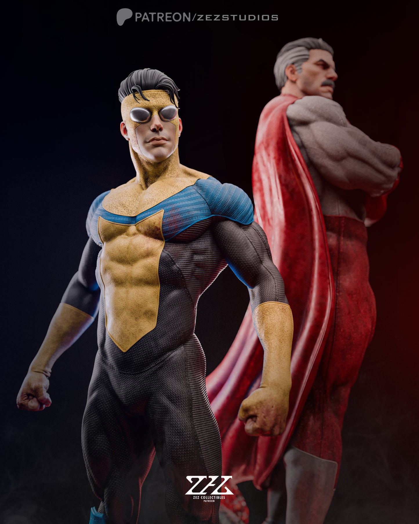 Invincible and Omni-Man Premium Format Kit