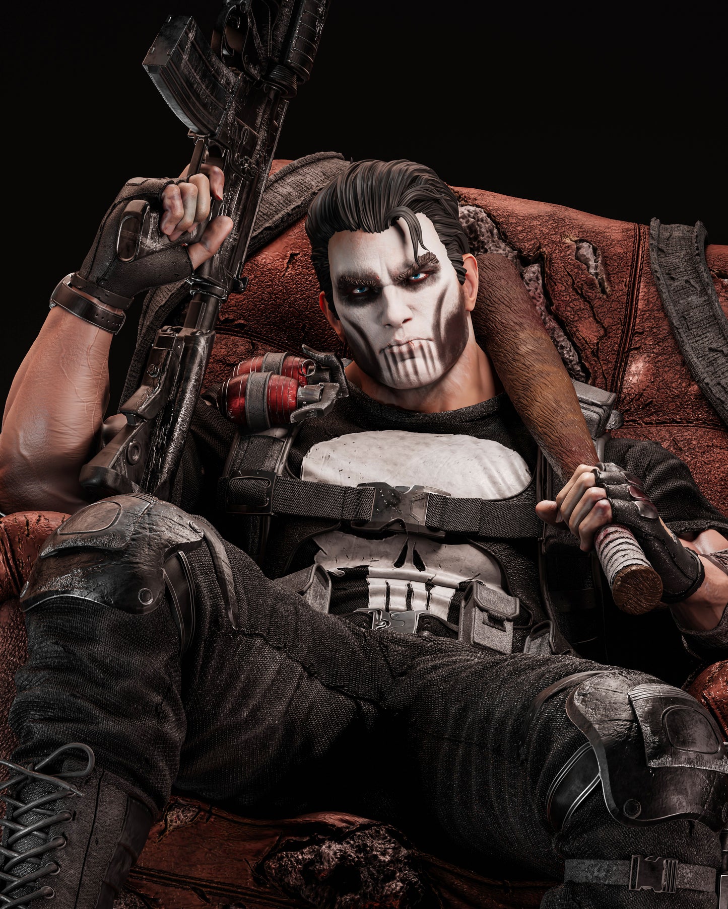 The Punisher - Premium Statue Figure Kit