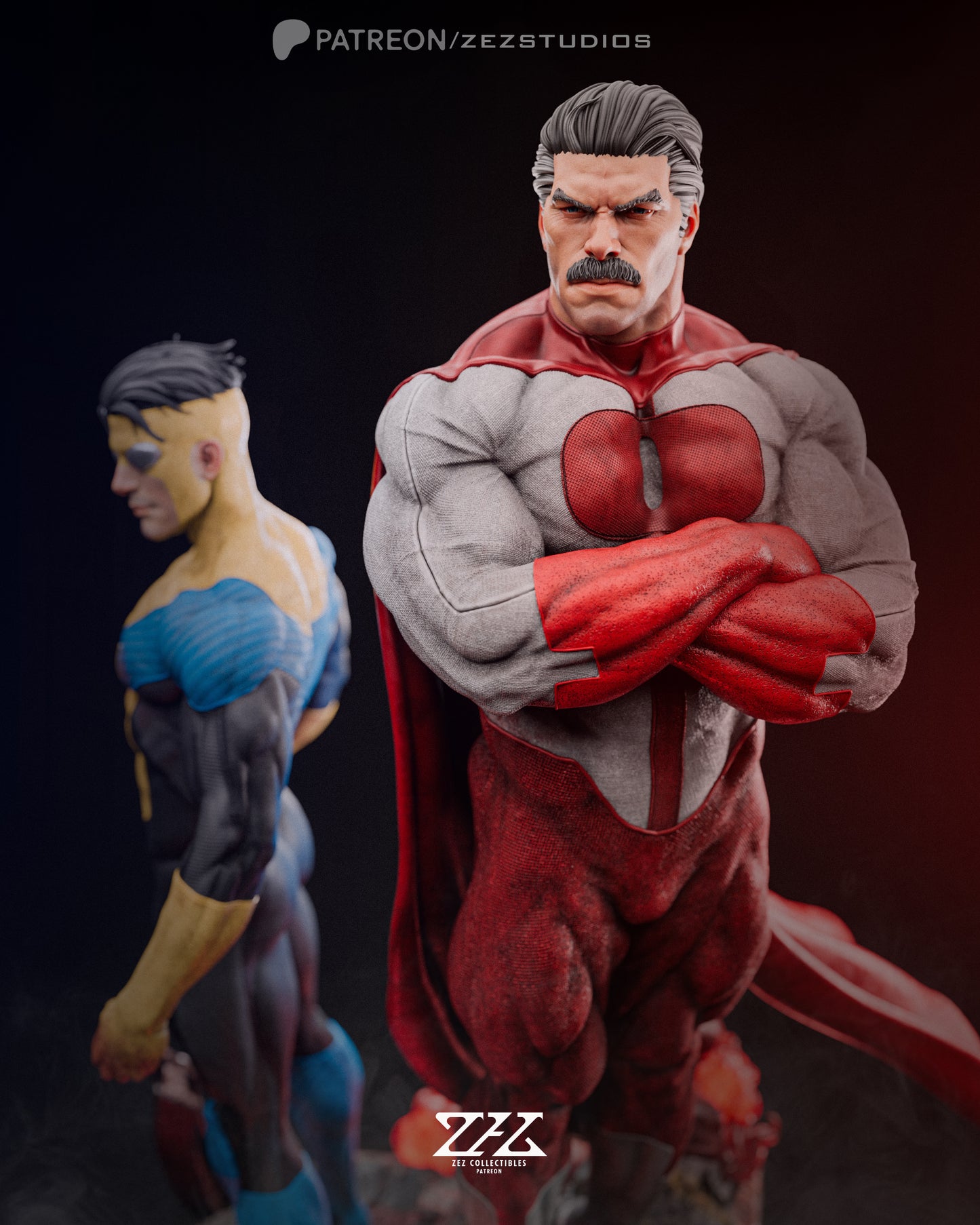 Invincible and Omni-Man Premium Format Kit