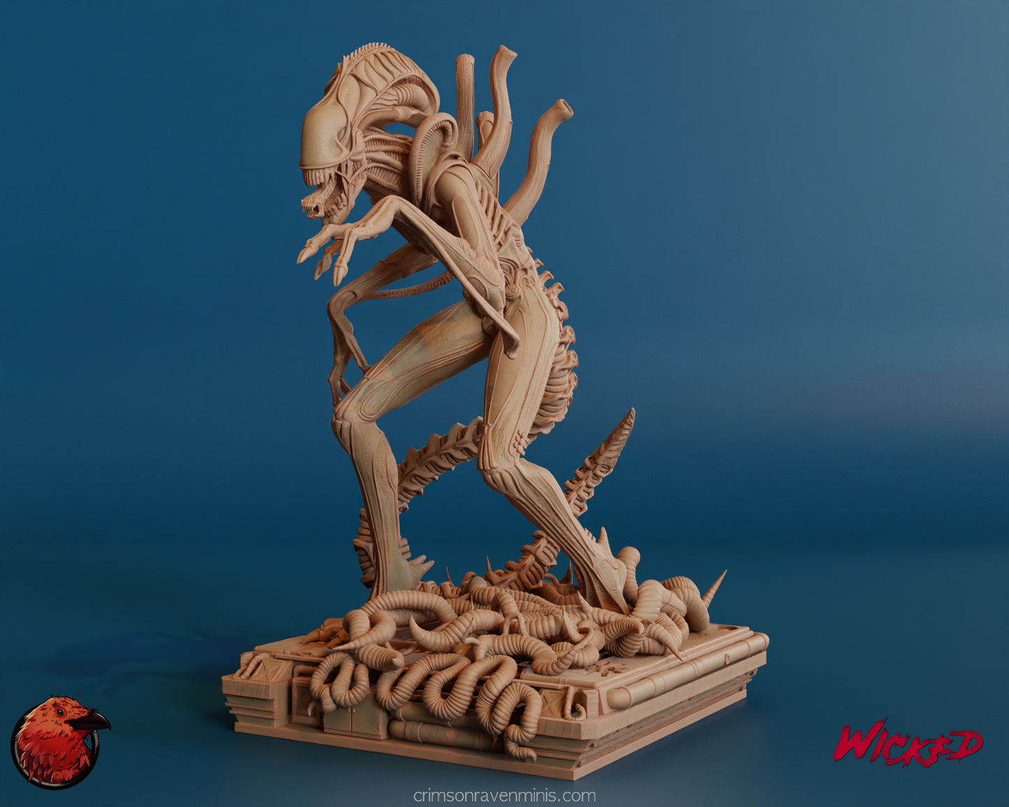 Alien Warrior Figure Model Kit