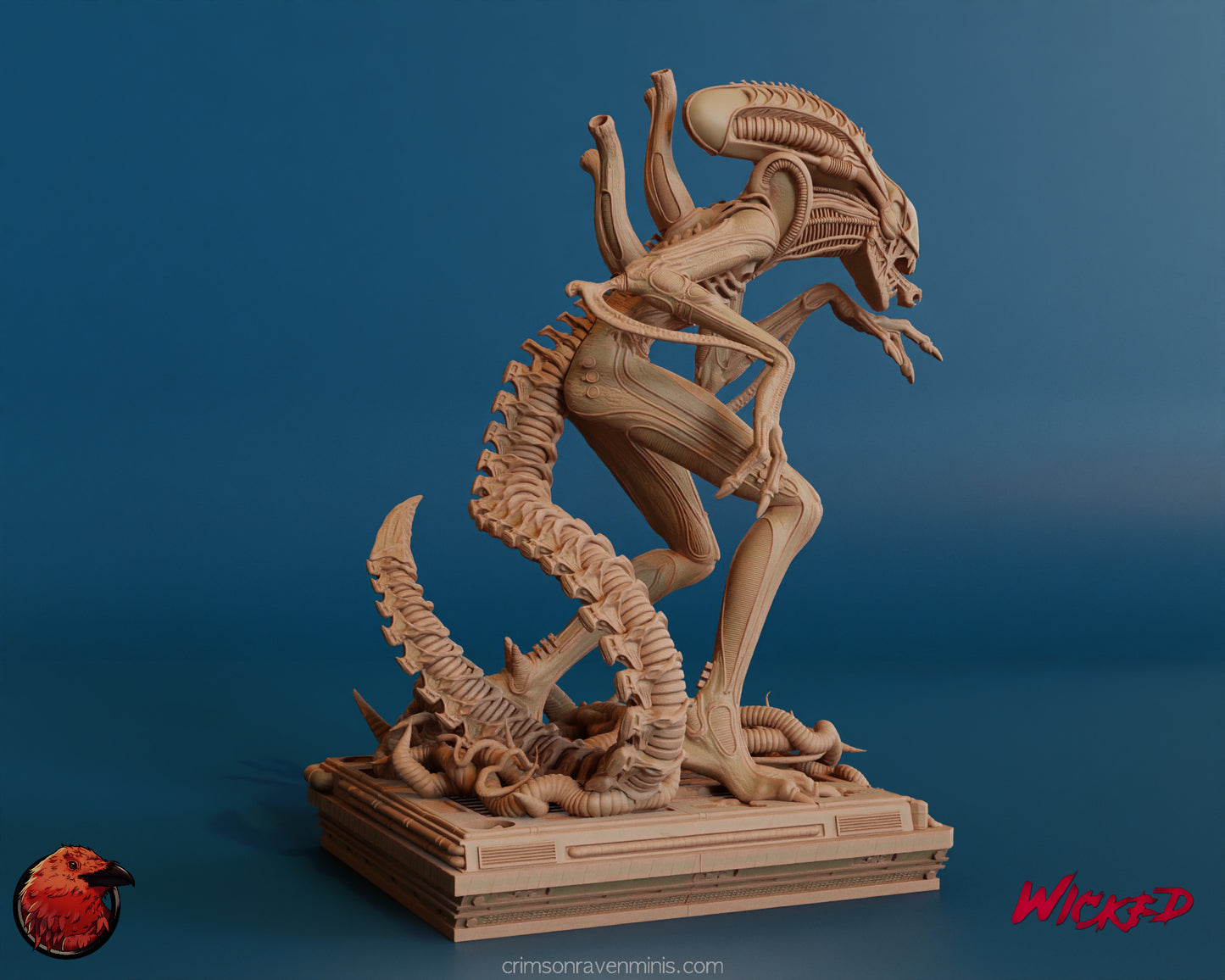 Alien Warrior Figure Model Kit