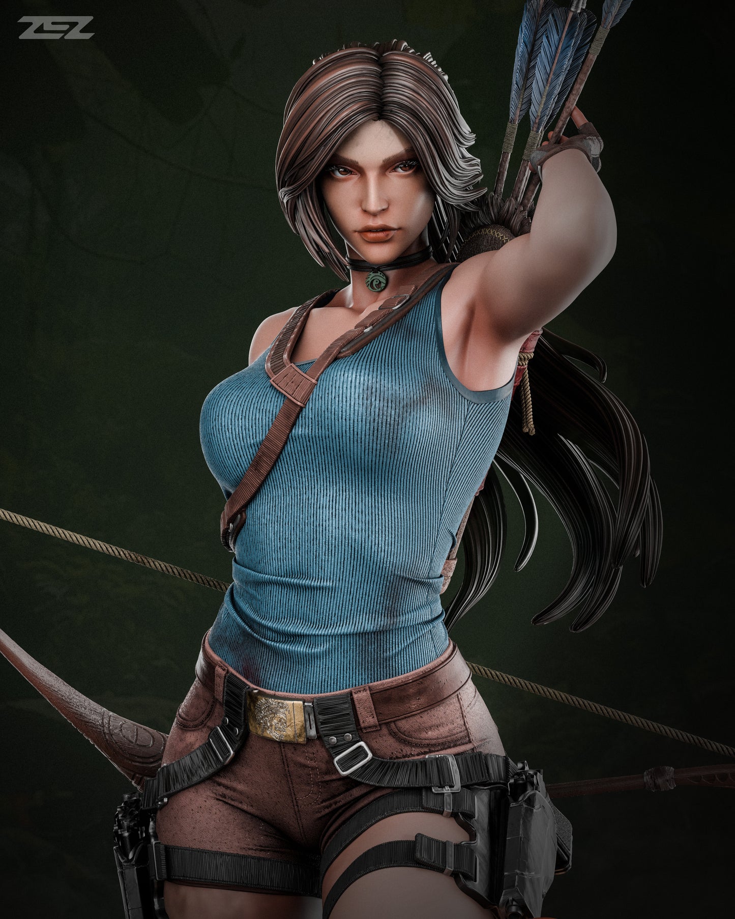 Lara Croft Jungle Adventure – Premium Resin Figure Kit