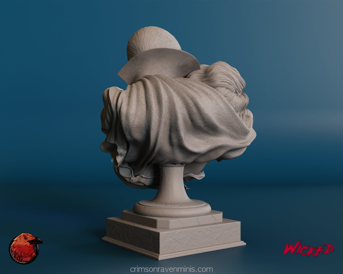 Dracula and Mina Harker Bust