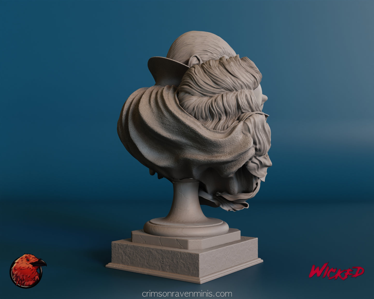 Dracula and Mina Harker Bust