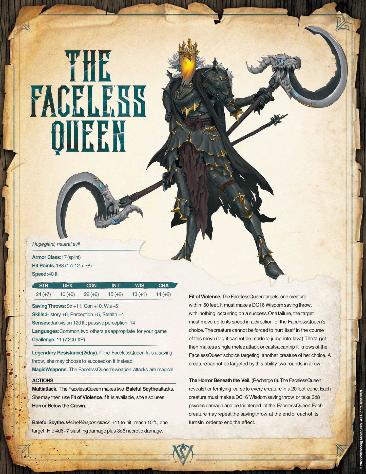 Faceless Queen