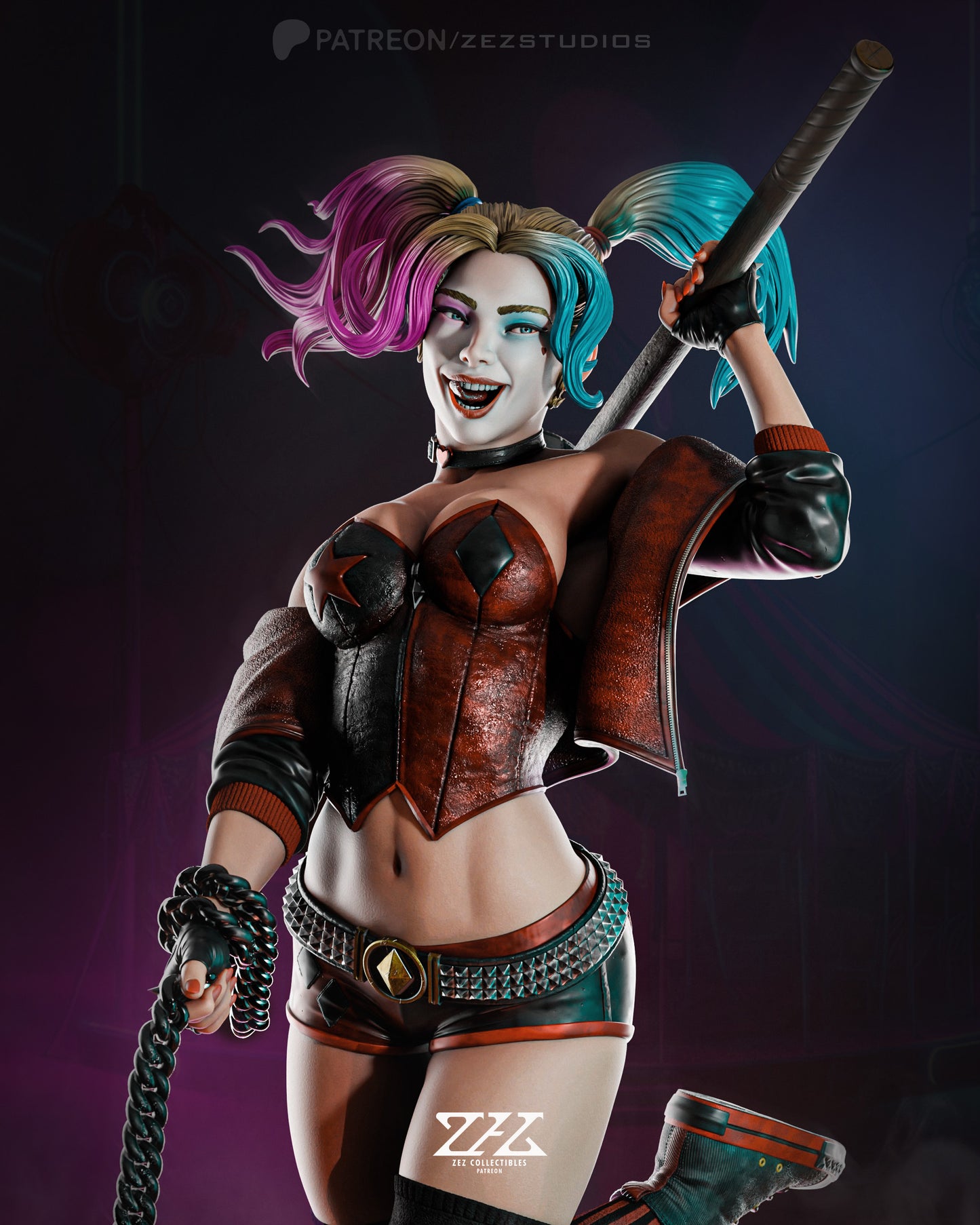 Harley Quinn - Premium Statue Figure Kit
