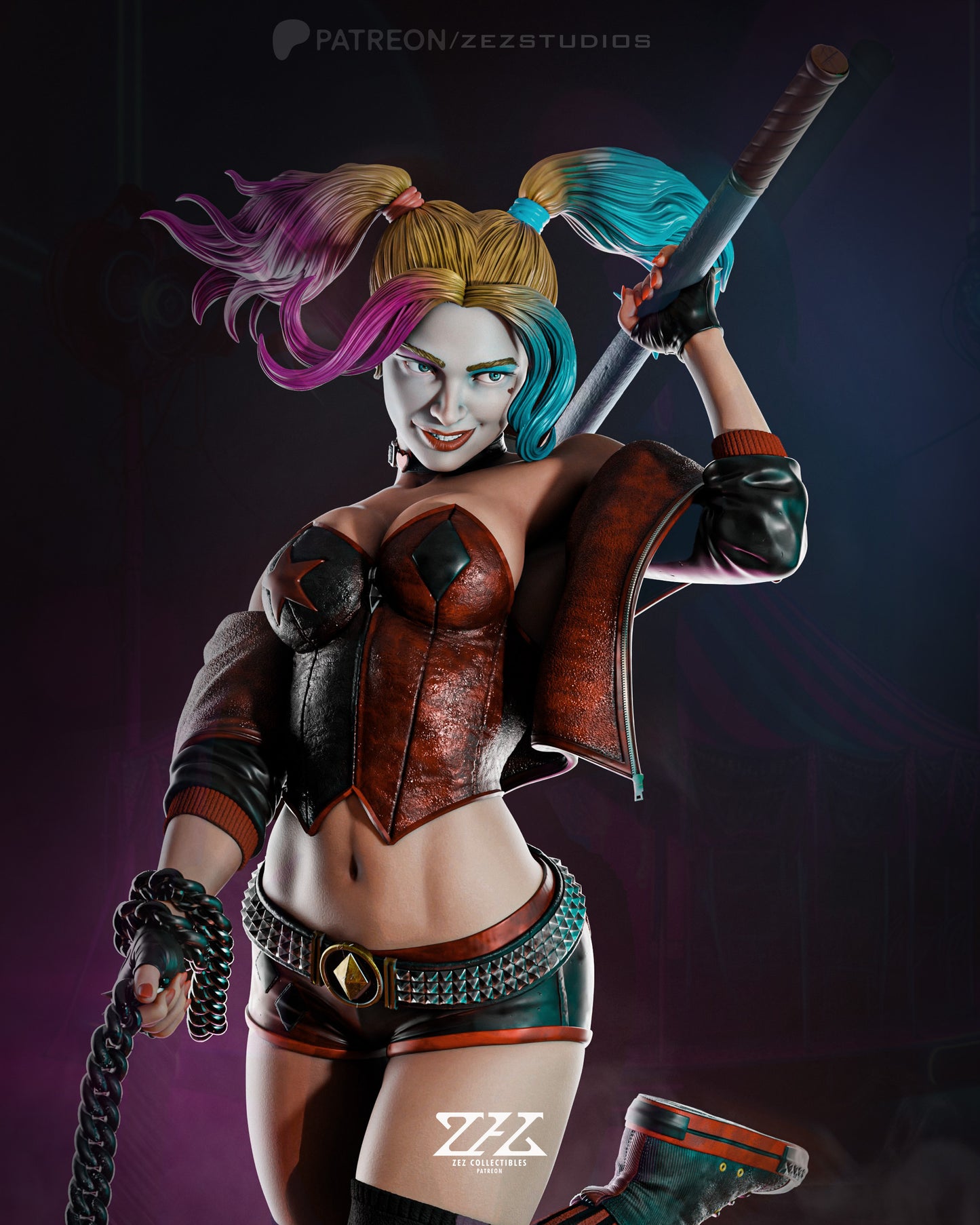 Harley Quinn - Premium Statue Figure Kit