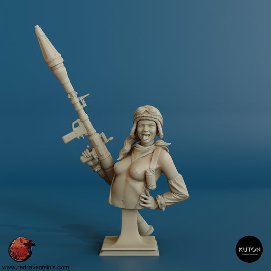 Bazooka "Tank" Girl • 1:6 Scale Bust