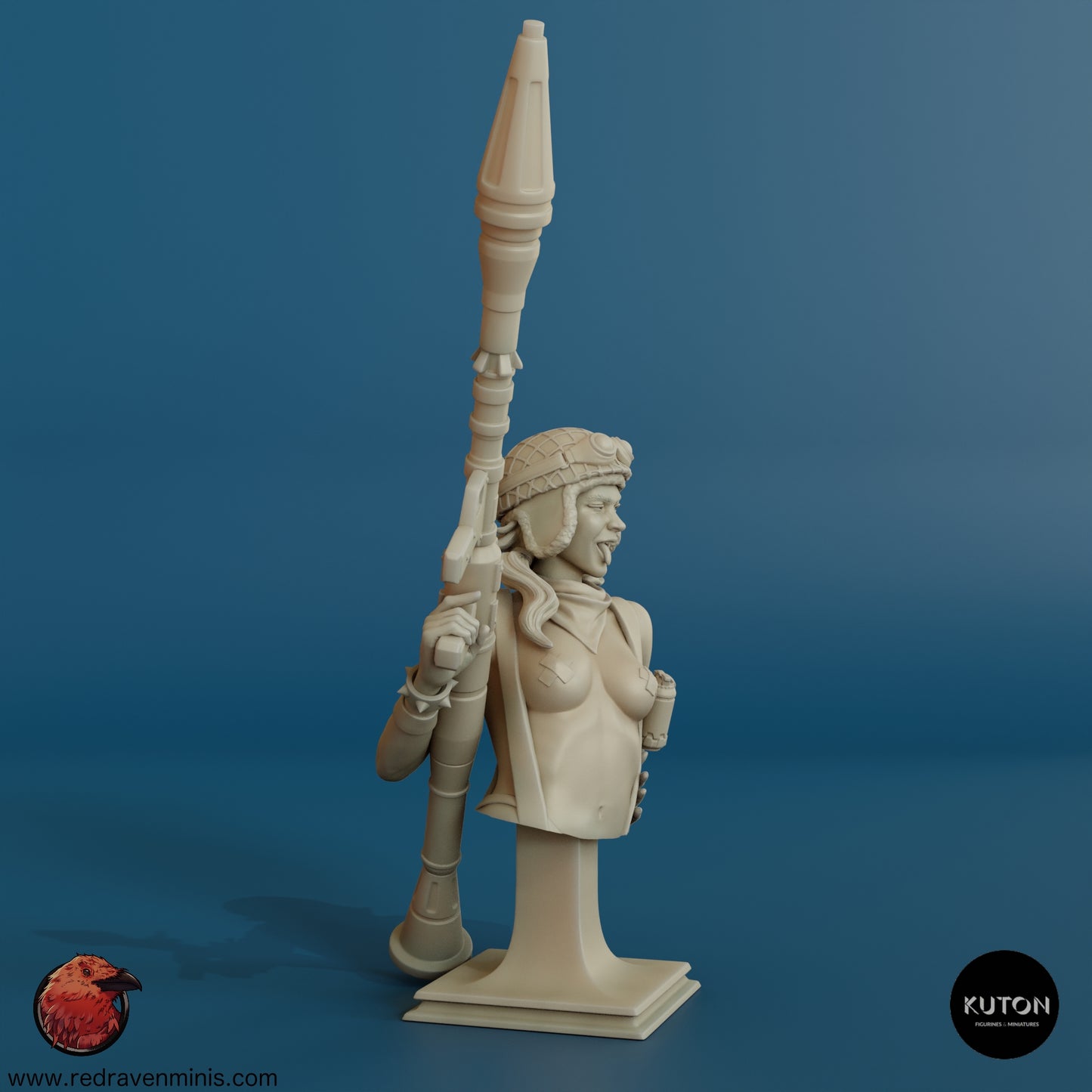 Bazooka "Tank" Girl • 1:6 Scale Bust