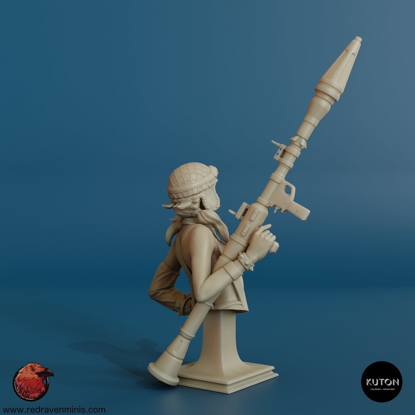 Bazooka "Tank" Girl • 1:6 Scale Bust