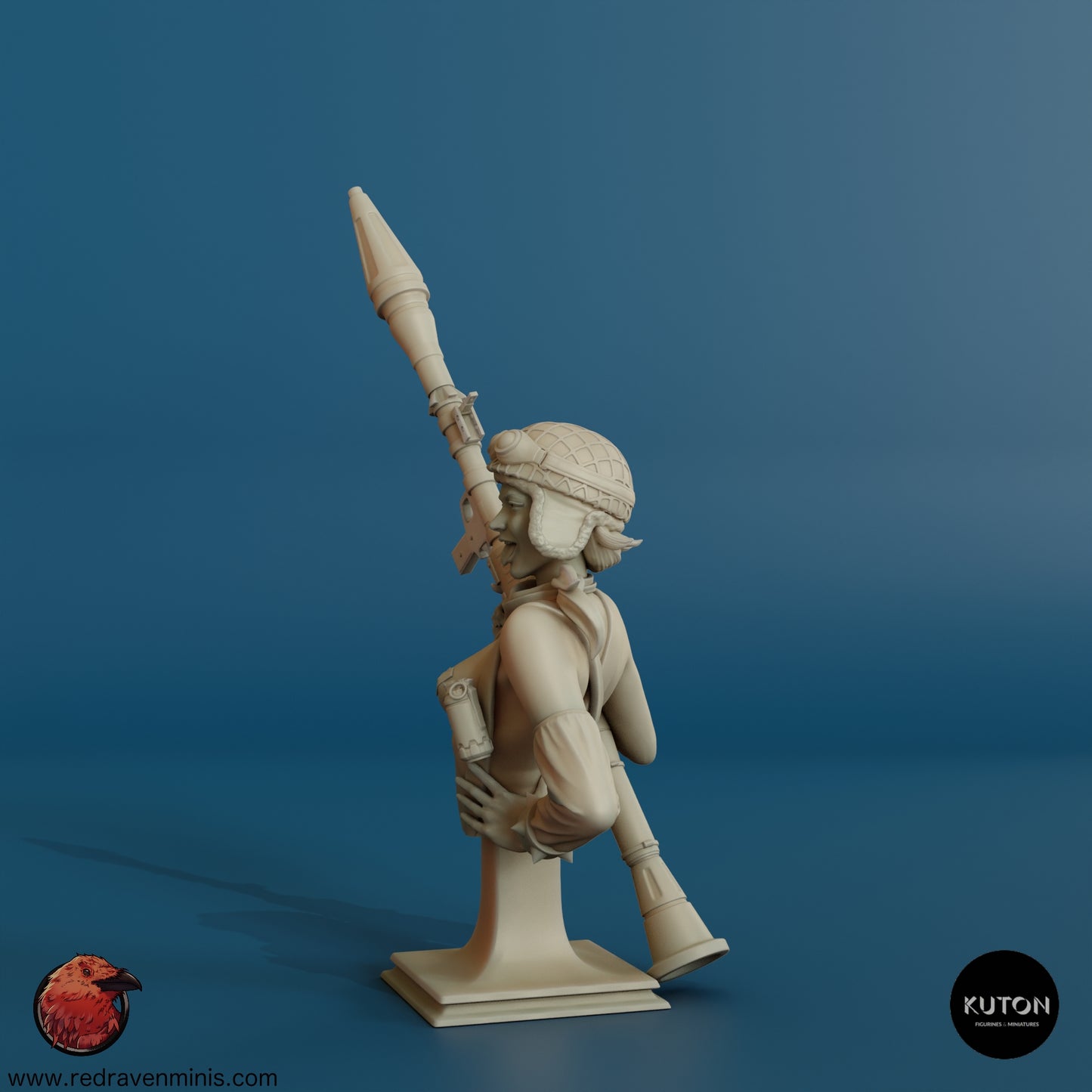 Bazooka "Tank" Girl • 1:6 Scale Bust