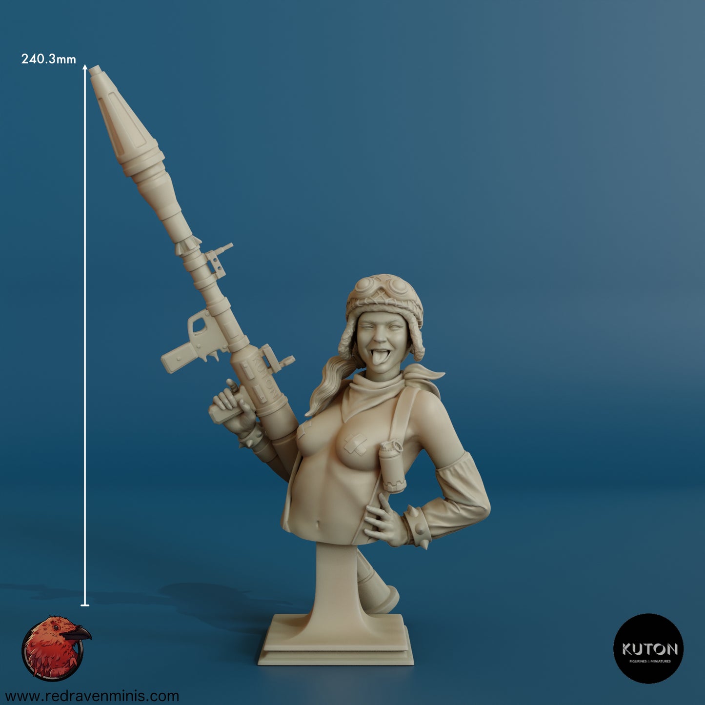 Bazooka "Tank" Girl • 1:6 Scale Bust