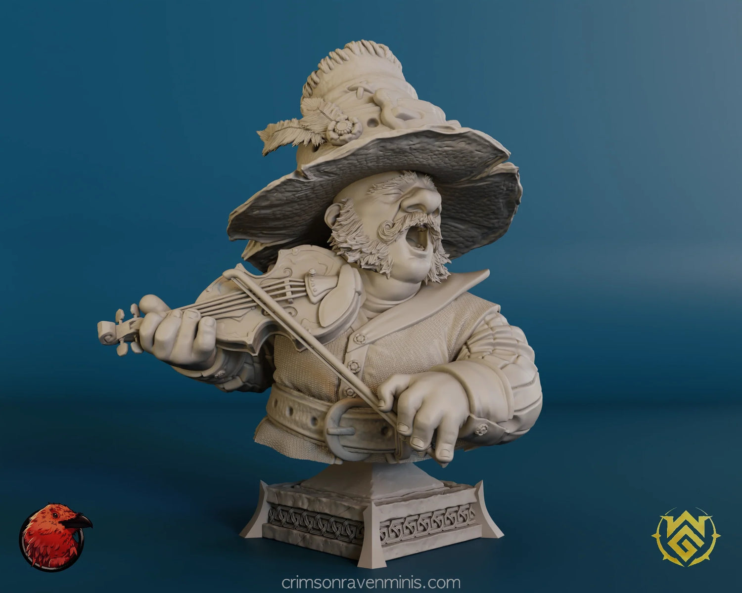 Exquisite 3D printed fantasy busts from The Witchguild, highlighting detailed craftsmanship and ideal for display and figure painting.