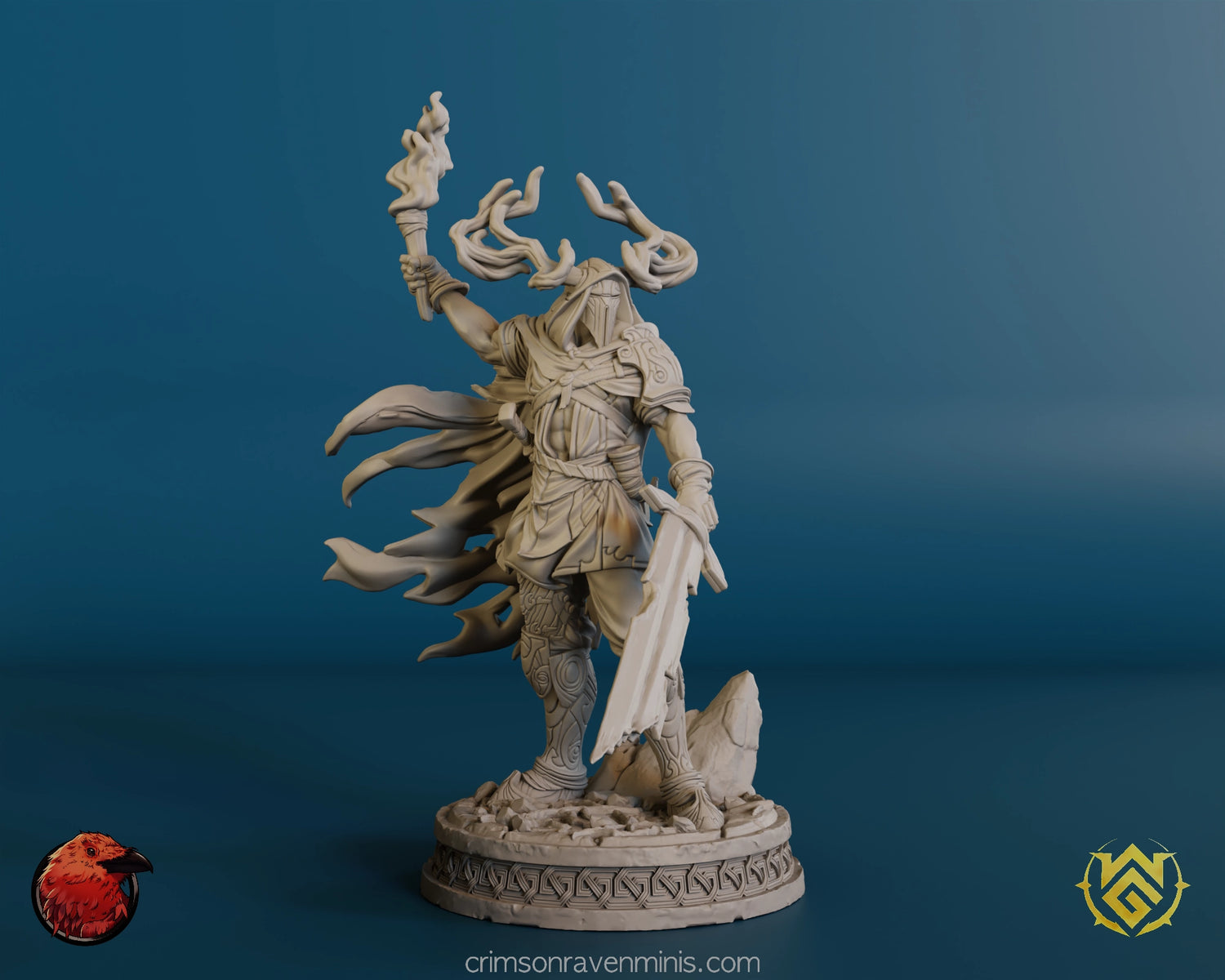 High-quality 3D printed fantasy tabletop gaming miniatures from The Witchguild, featuring detailed figures perfect for role-playing games and miniature painting.