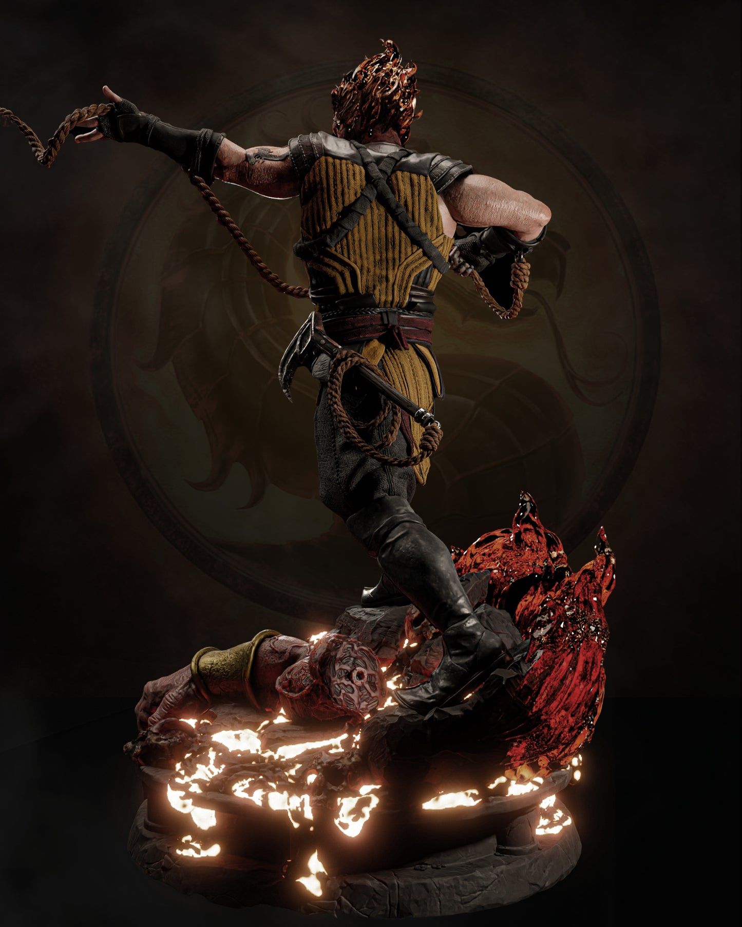 Scorpion - Mortal Kombat - Premium Statue Figure Kit