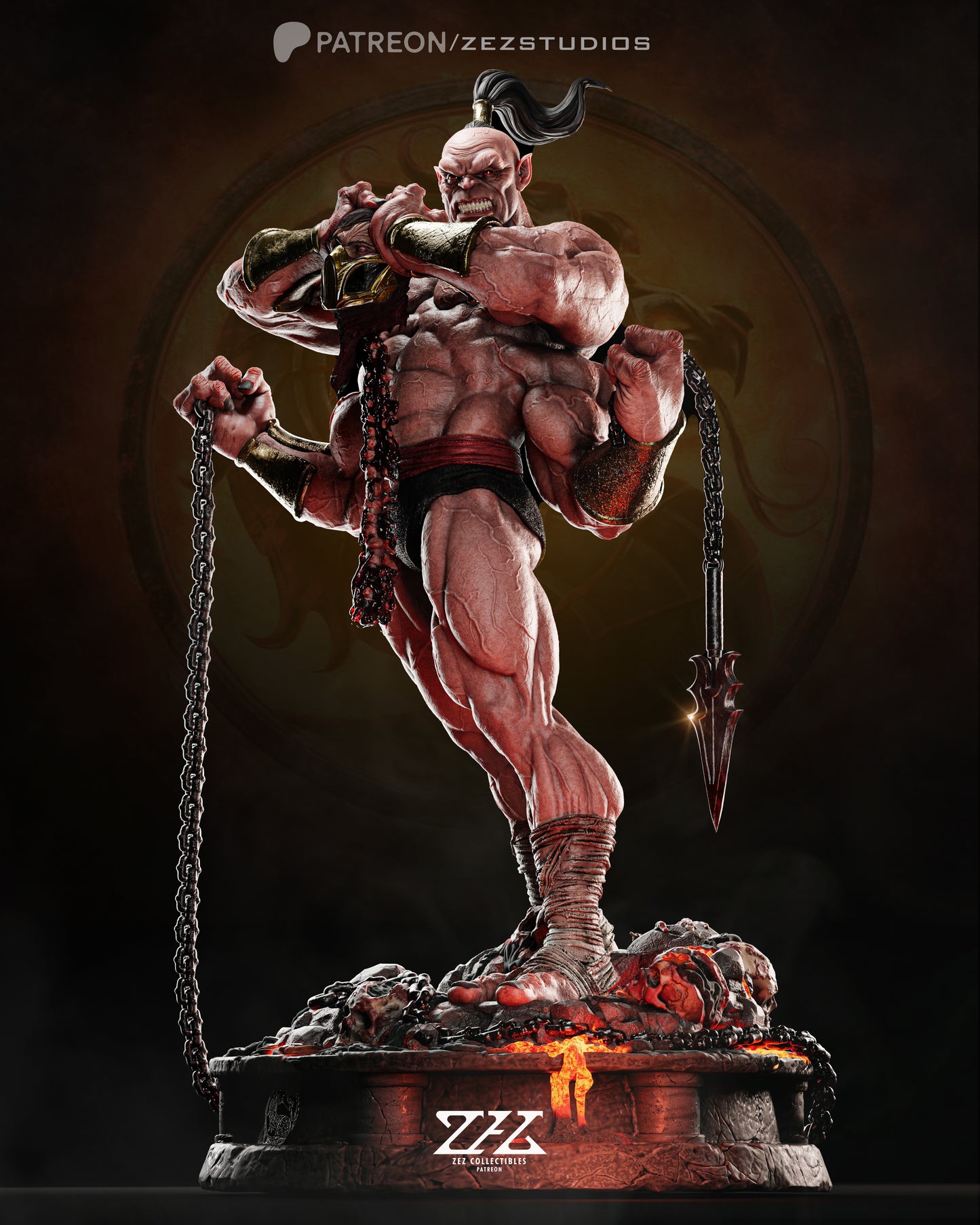 Goro - Mortal Kombat - Premium Statue Figure Kit