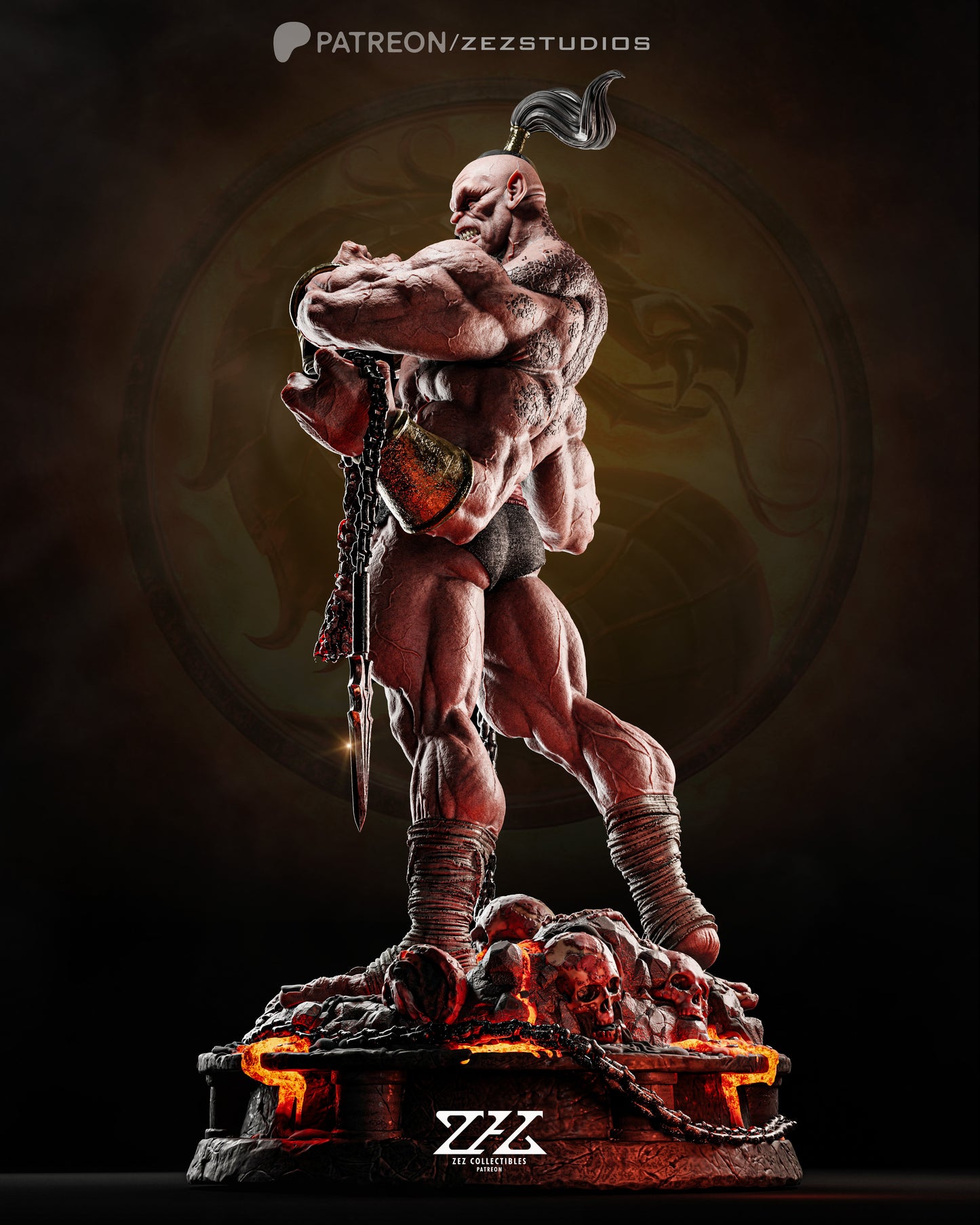 Goro - Mortal Kombat - Premium Statue Figure Kit