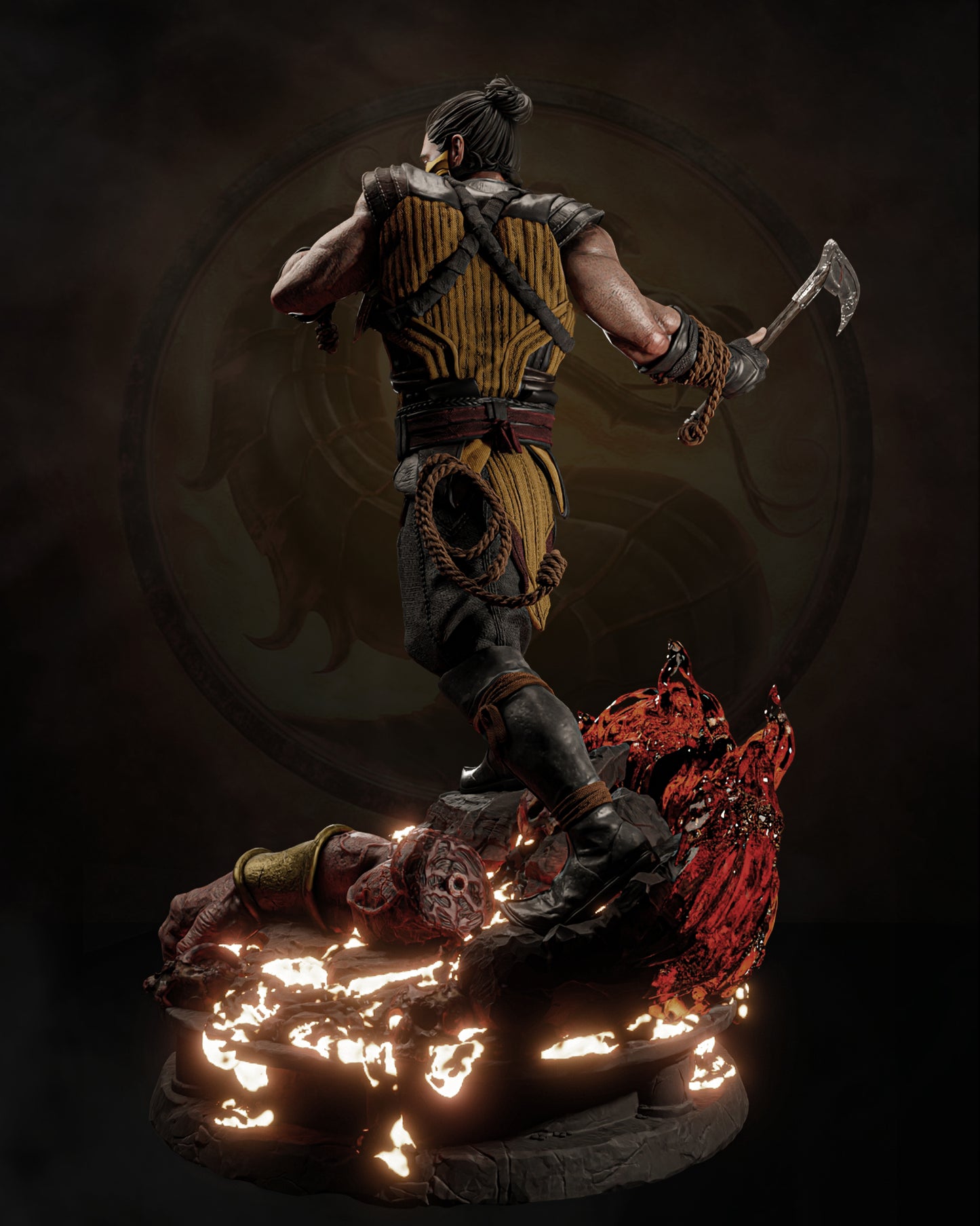 Scorpion - Mortal Kombat - Premium Statue Figure Kit