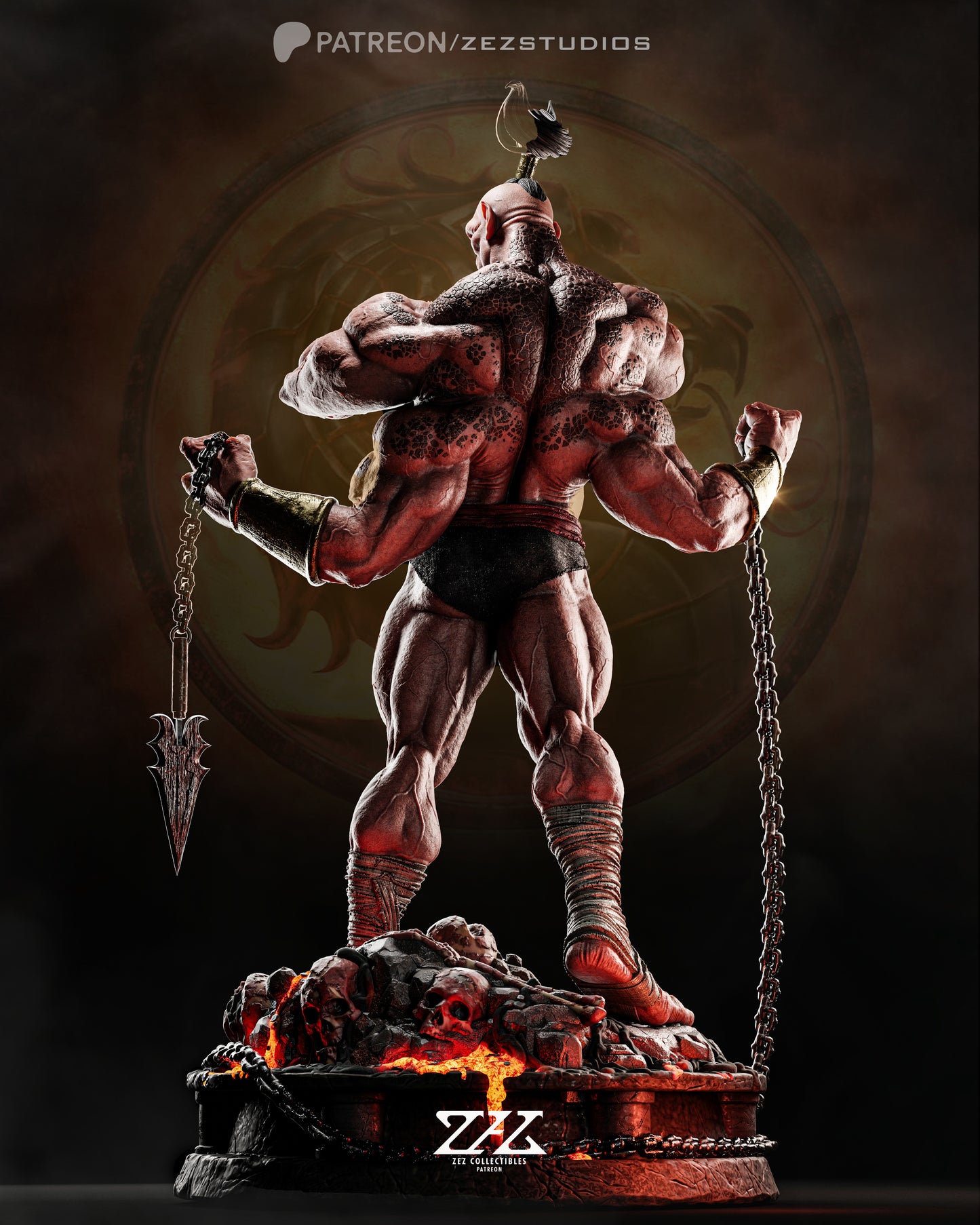 Goro - Mortal Kombat - Premium Statue Figure Kit