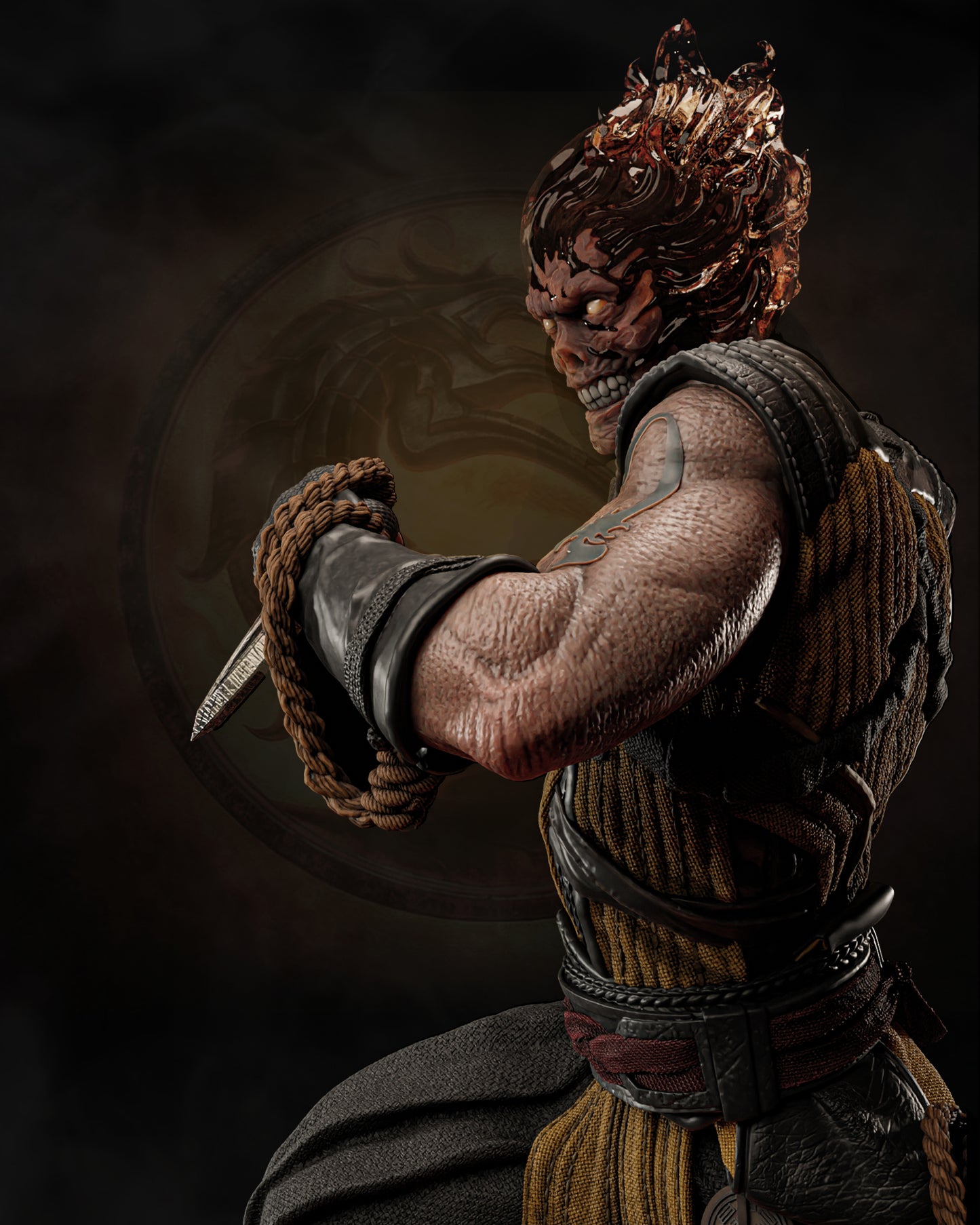 Scorpion - Mortal Kombat - Premium Statue Figure Kit