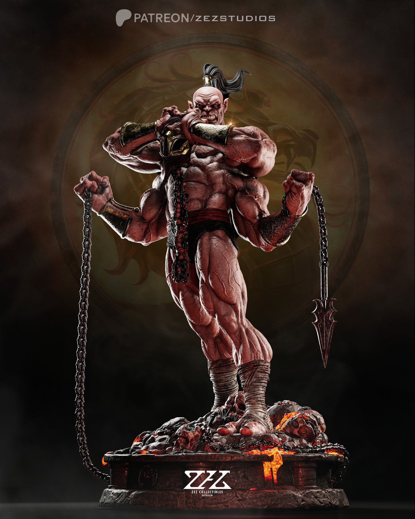 Goro - Mortal Kombat - Premium Statue Figure Kit