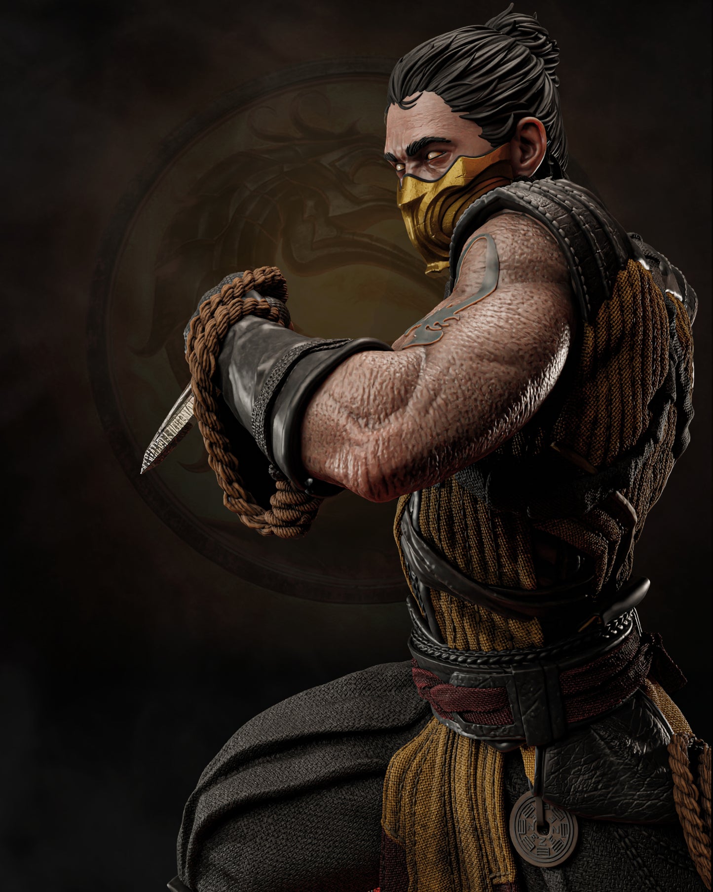 Scorpion - Mortal Kombat - Premium Statue Figure Kit