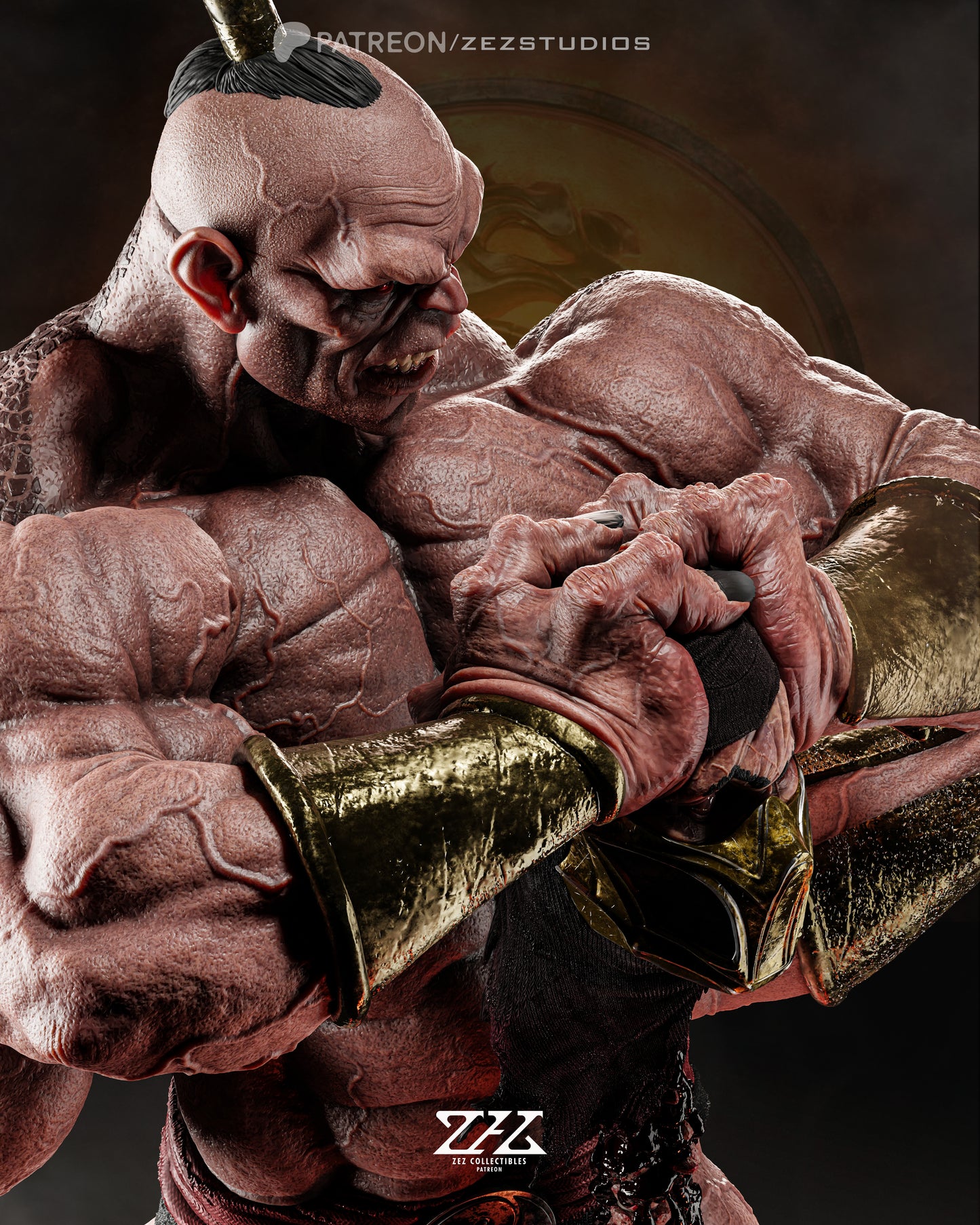 Goro - Mortal Kombat - Premium Statue Figure Kit