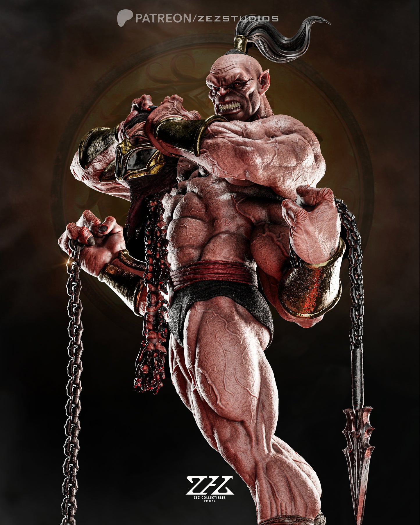 Goro - Mortal Kombat - Premium Statue Figure Kit