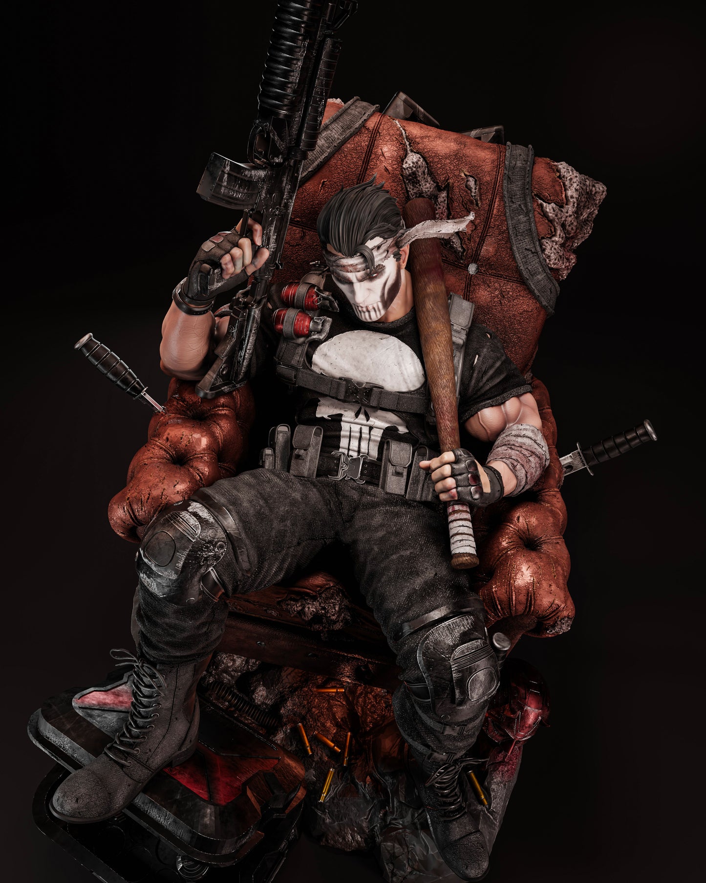 The Punisher - Premium Statue Figure Kit