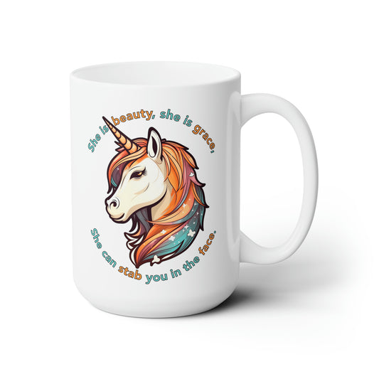 Beauty and Grace Unicorn Mug