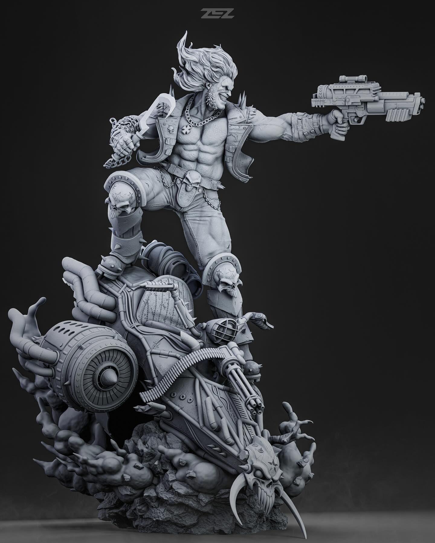 Lobo - Premium Statue Figure Kit