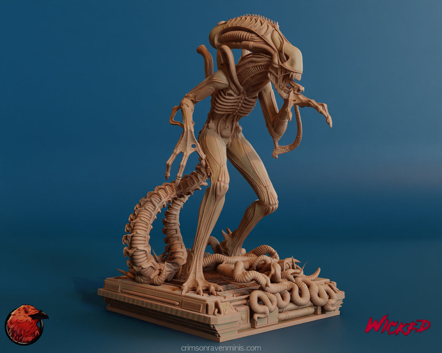 Alien Warrior Figure Model Kit