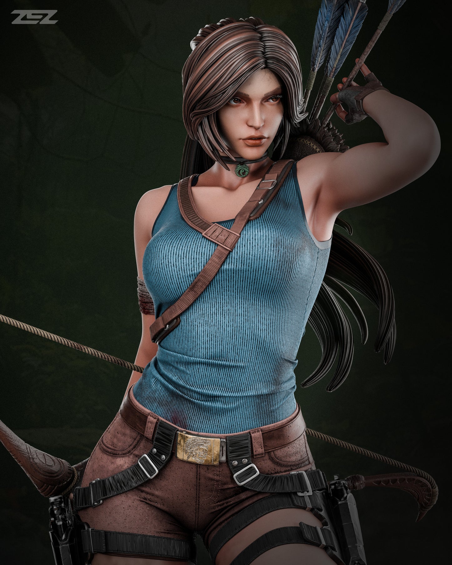 Lara Croft Jungle Adventure – Premium Resin Figure Kit