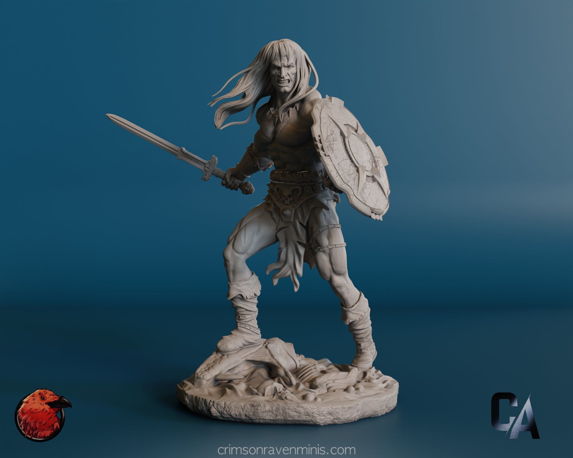 Conan the Barbarian Model Kit – Inspired by Robert E. Howard – Crimson ...