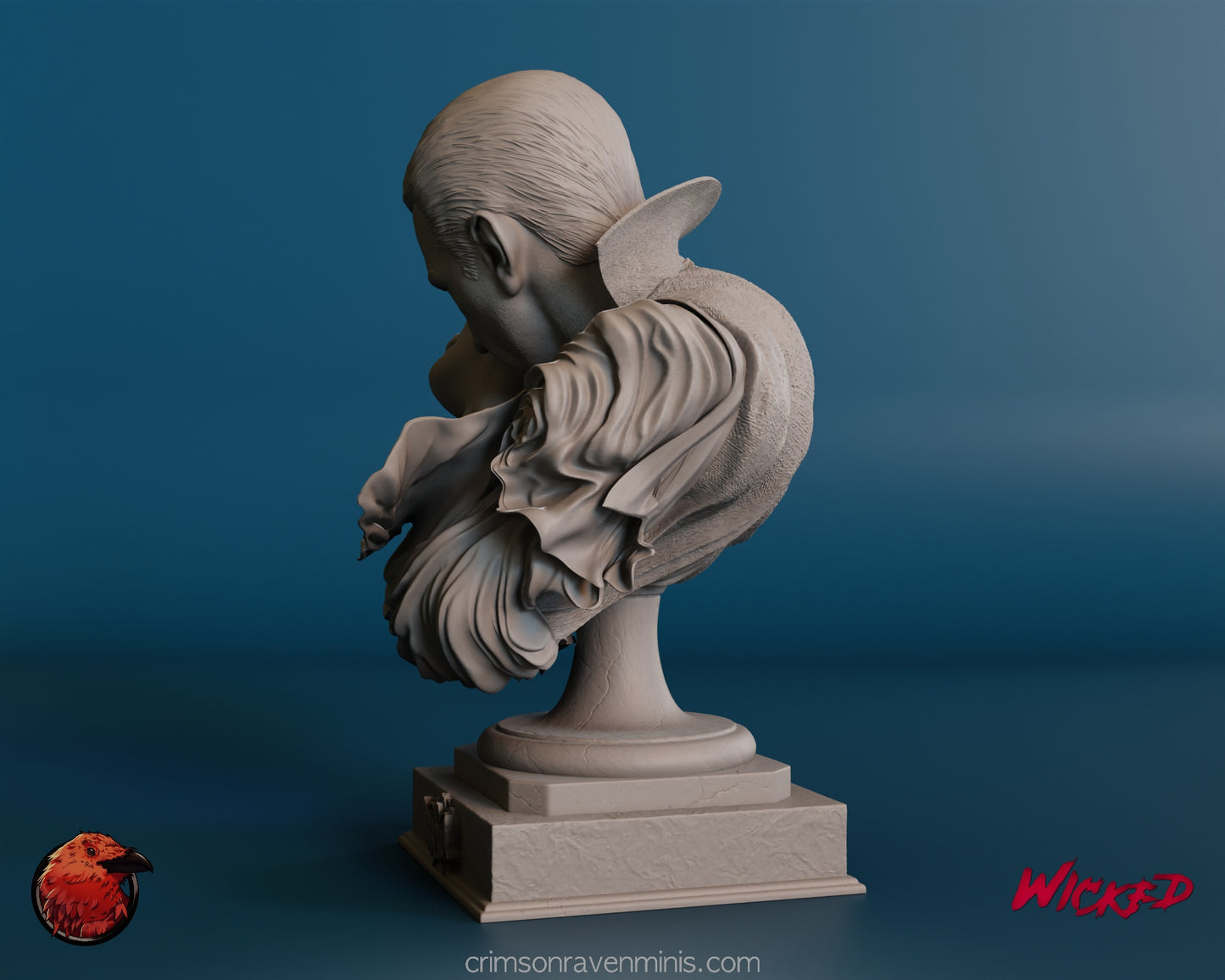 Dracula and Mina Harker Bust