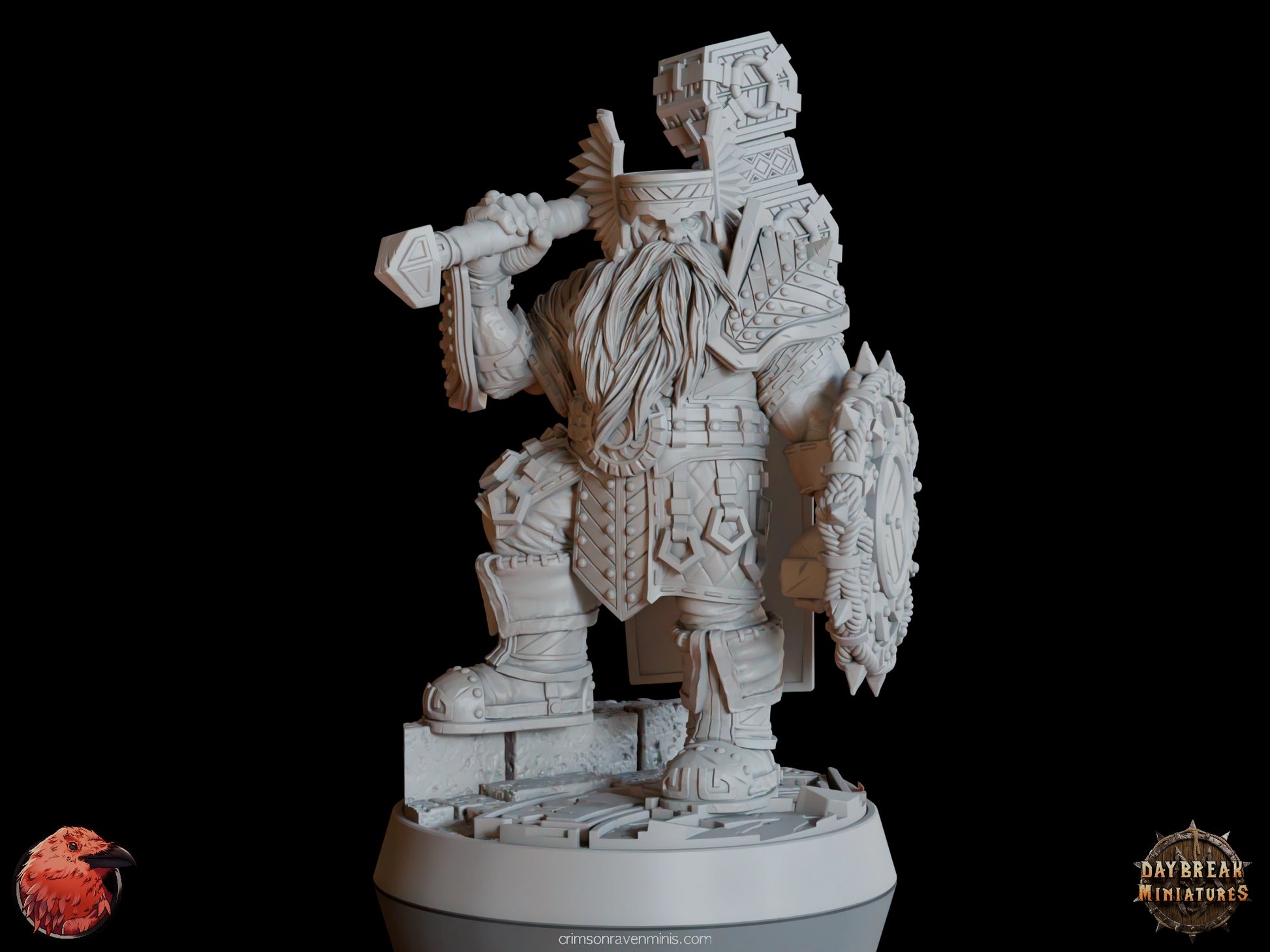 Imar Hakka Dwarf miniature 1 inch base