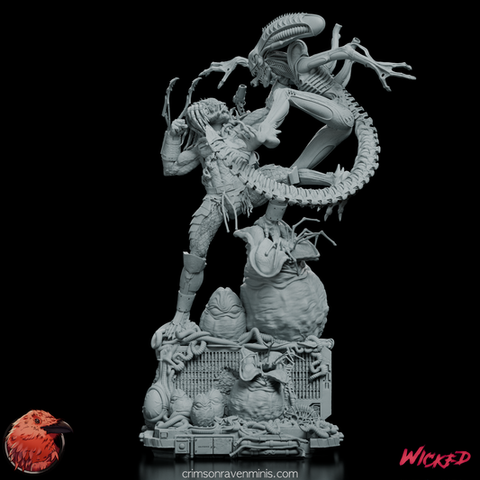 Alien Vs Predator Figure Model Kit