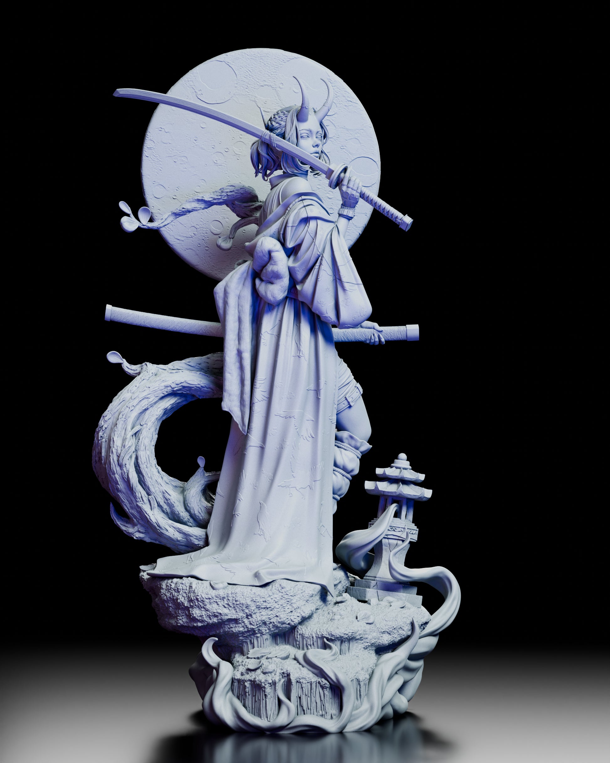 Discover the mystique of our Oni-Demon Girl Figure Model Kit in this immersive video! Watch as we take you through every intricate detail—from the elegantly flowing robe and horned headdress to the dynamic dual swords and textured moon disc backdrop. See the assembly process up close and learn tips for custom painting and finishing your kit, all while celebrating the fusion of samurai grace and oni ferocity. Whether you're a seasoned modeler or a collector eager for a rewarding challenge, this video offers 