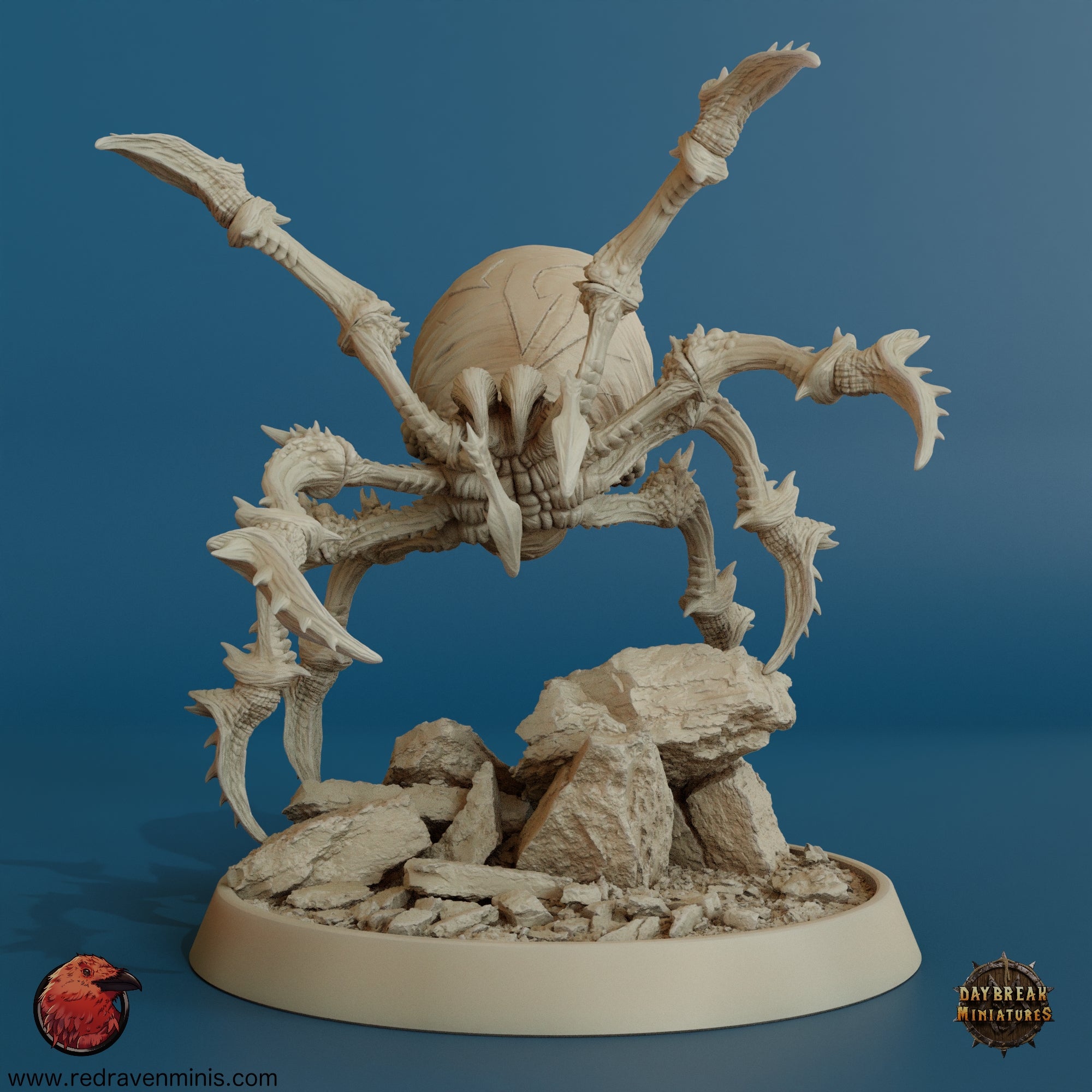 Giant Spider 2 • 32mm Scale Miniature – Crimson Raven Miniatures