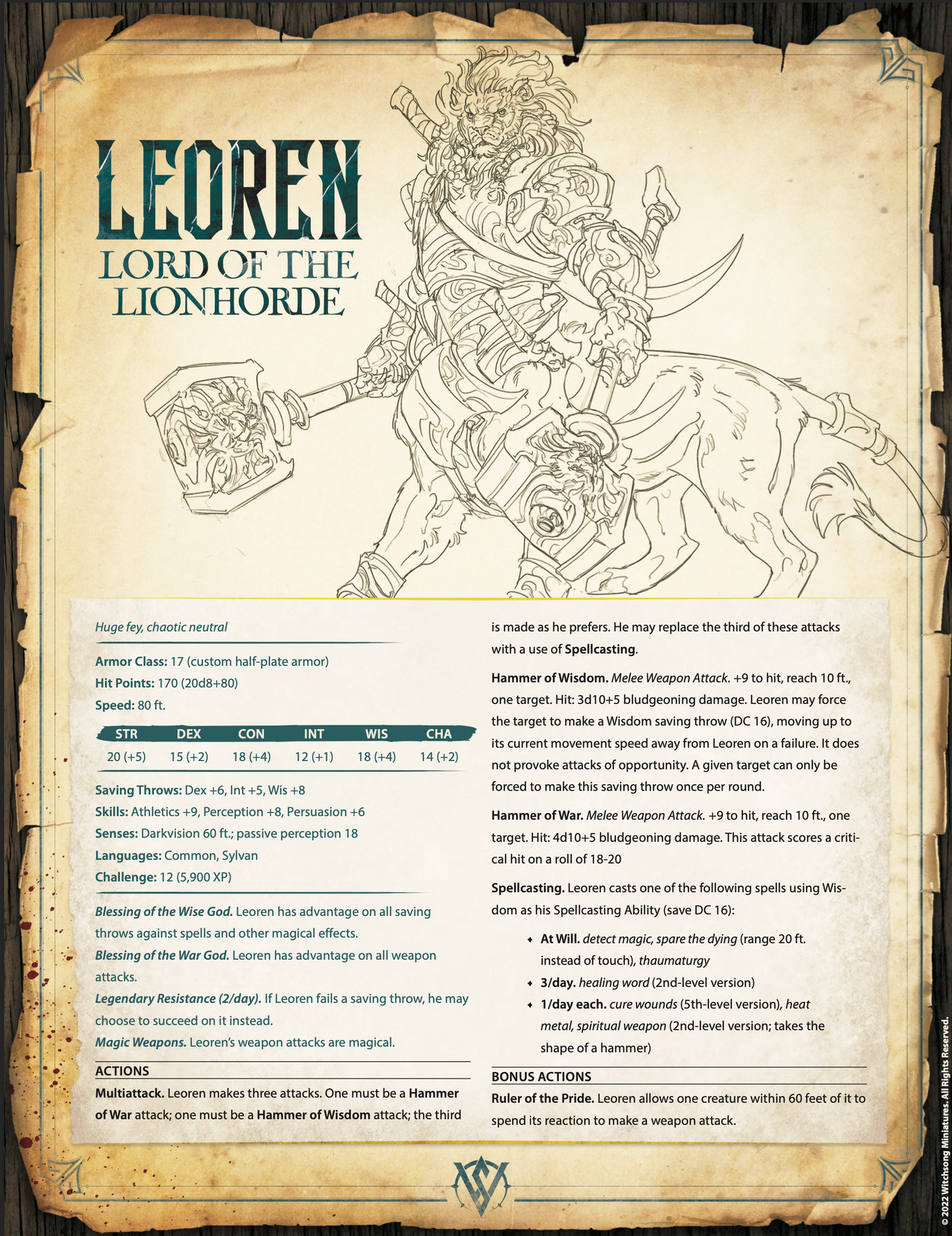 Leoren • Lord of the Lionhorde
