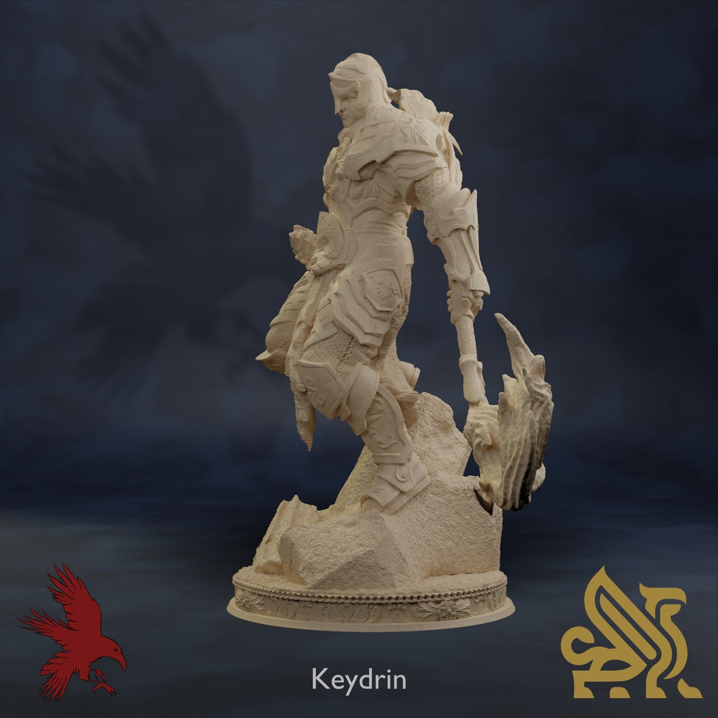 Keydrin • Sands of Sudd Tohst • Dungeon Masters Stash • 3D Printed Fantasy Miniature • D&D / Pathfinder / Warhammer