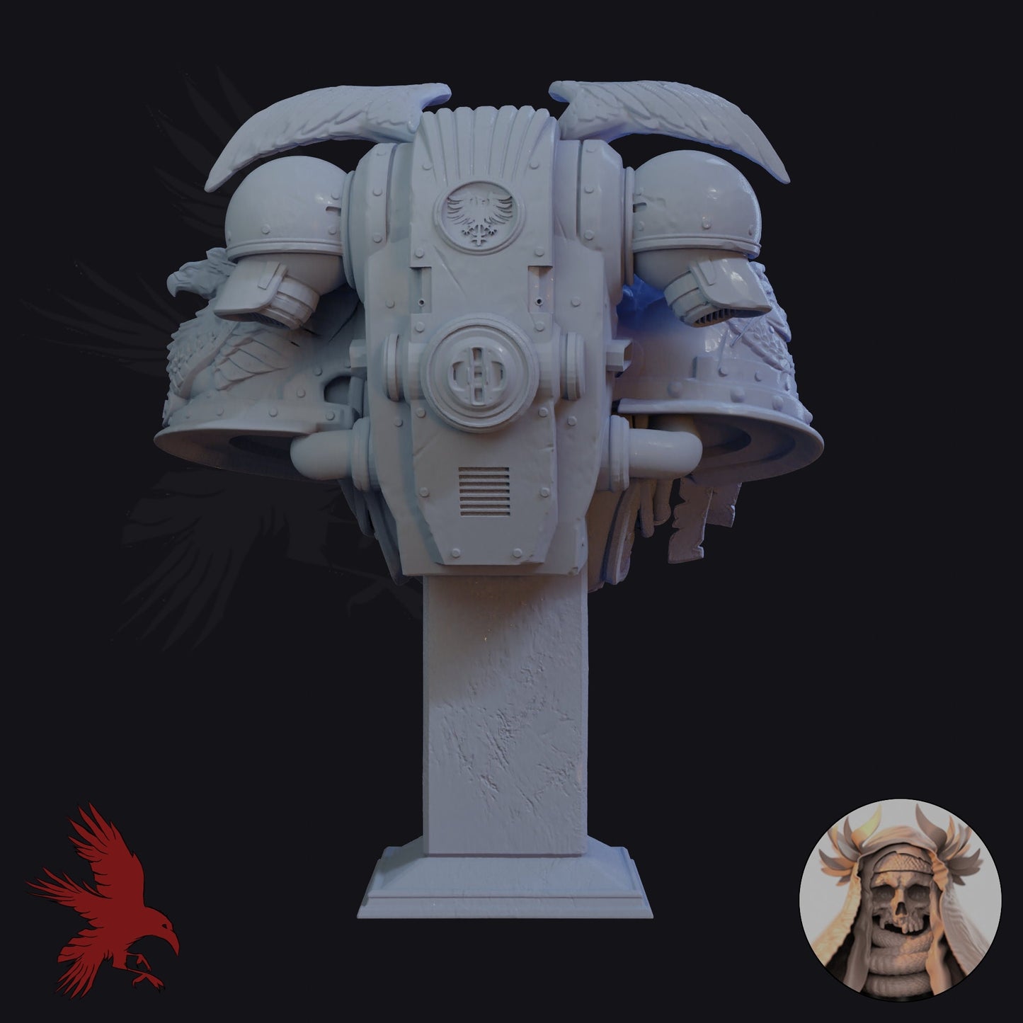 Galor Rond • Primary Space Warrior Bust • Malleus Space Wars