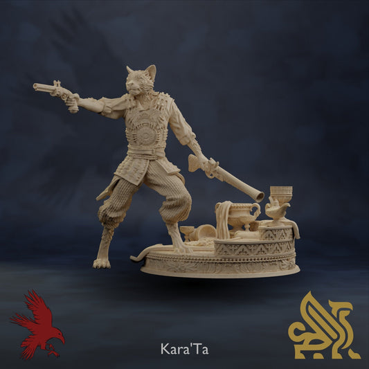 Kara'Ta • Sands of Sudd Tohst • Dungeon Masters Stash • 3D Printed Fantasy Miniature • D&D / Pathfinder / Warhammer