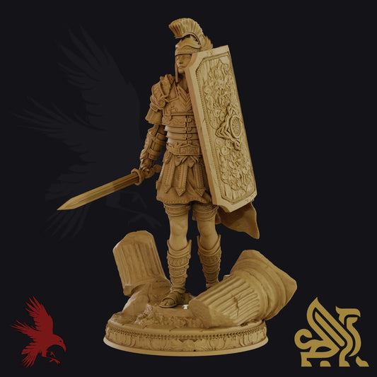 Trellus Tacticus • Centurion • Dungeon Masters Stash • 3D Printed Fantasy Miniature • D&D / Pathfinder