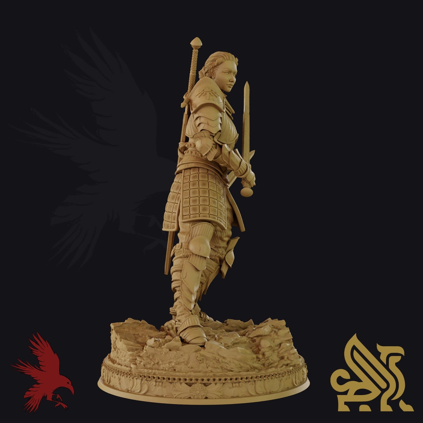 Vera Lanius • Marshall of the Realm • Dungeon Masters Stash • 3D Printed Fantasy Miniature • D&D / Pathfinder