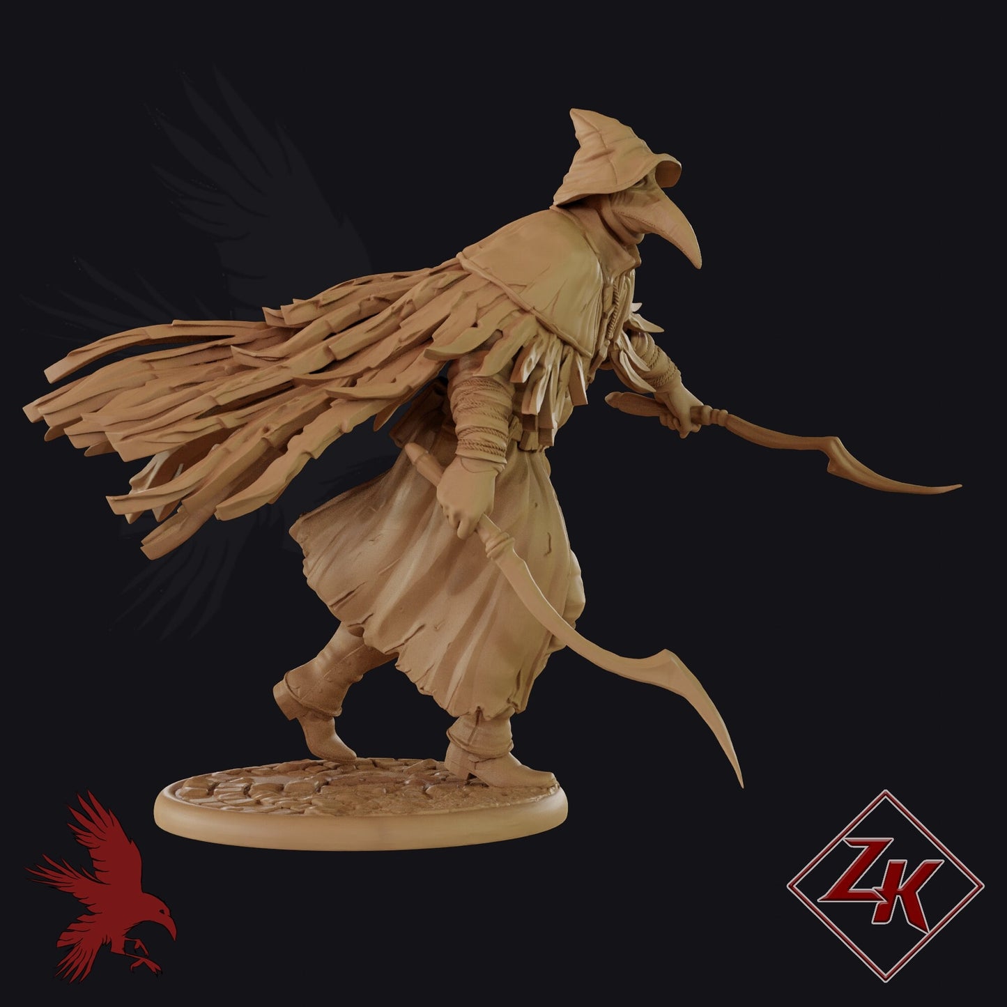 Eileen the Crow • Bloodborne Fanart • Resin 3D Printed Miniature