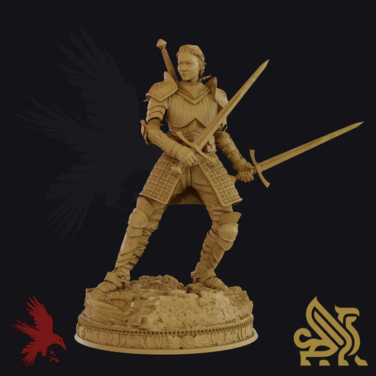 Vera Lanius • Marshall of the Realm • Dungeon Masters Stash • 3D Printed Fantasy Miniature • D&D / Pathfinder